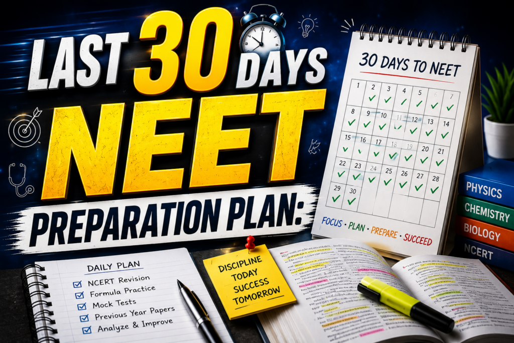 30-Day NEET Preparation Plan