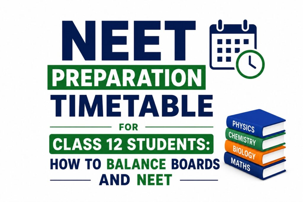NEET Preparation Timetable