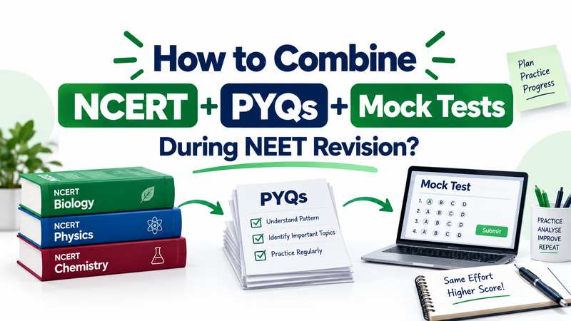 NEET revision with NCERT, PYQs and mock tests.